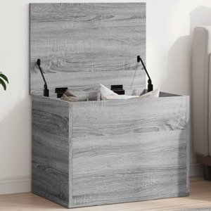 vidaXL Úložný box sivý sonoma 60x42x46 cm kompozitné drevo