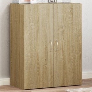 vidaXL Kartotéka dub sonoma 60x32x77,5 cm kompozitné drevo