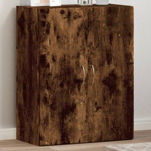 vidaXL Kartotéka dymový dub 60x32x77,5 cm kompozitné drevo