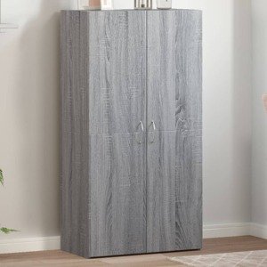 vidaXL Kartotéka sivá sonoma 60x32x115 cm kompozitné drevo