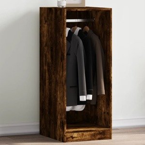 vidaXL Šatník dymový dub 48x41x102 cm kompozitné drevo