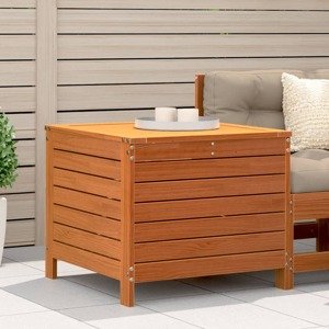 vidaXL Záhradná taburetka voskovohnedá 62x63,5x53,5cm borovicový masív