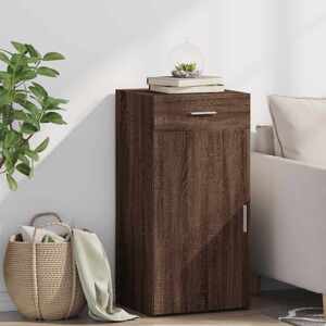 vidaXL Komoda hnedý dub 45x42,5x93 cm spracované drevo