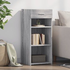 vidaXL Komoda sivá sonoma 40x42,5x93 cm kompozitné drevo