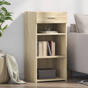 vidaXL Komoda dub sonoma 45x42,5x93 cm kompozitné drevo