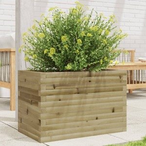 vidaXL Záhradný kvetináč 70x40x45,5 cm impregnovaná borovica