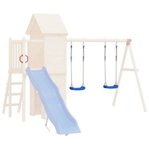vidaXL Sedadlá na hojdačku s lanami 2 ks modré 37x15 cm polyetylén