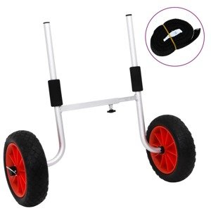 vidaXL Vozík pre kajak 90 kg hliník